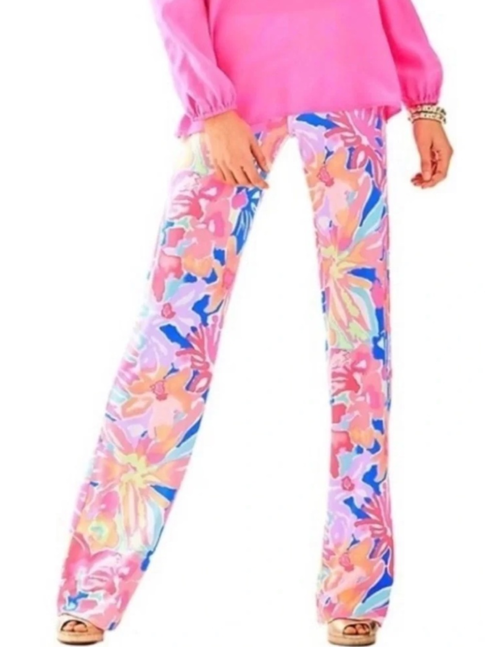 Lilly Pulitzer Georgia May Pallazo Pants - L 🌟